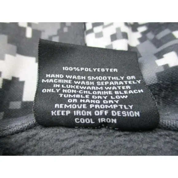 Alabama Crimson Tide Hoodie Mens Medium Gray Camo NCAA Football Colosseum OHT - Picture 16 of 16